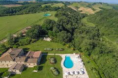 Villa Le Chiarne aerial